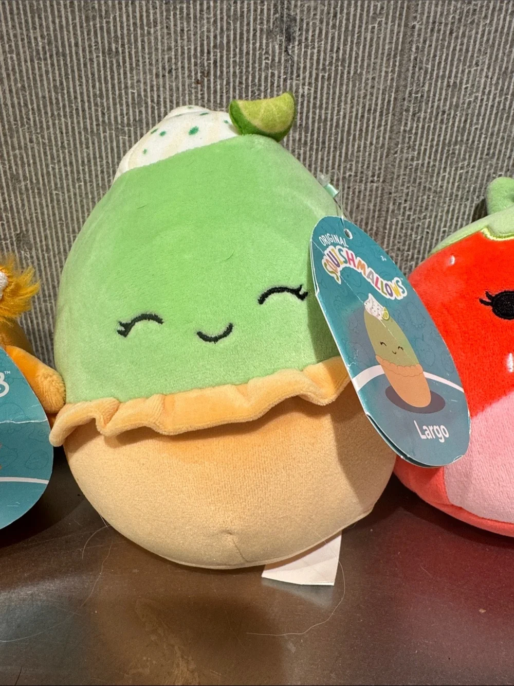 Squishmallows Plush Bird Trio - Orange, Green, Red